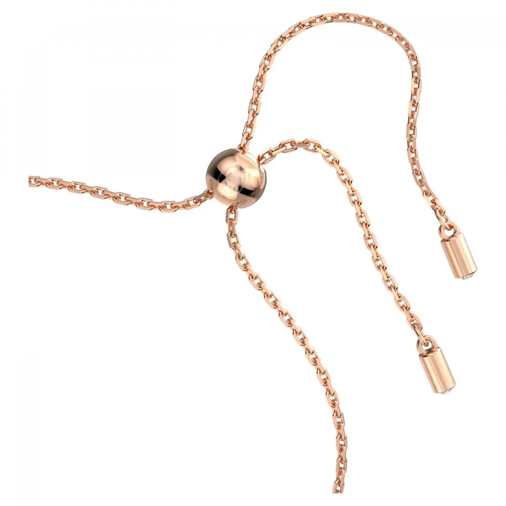 SWAROVSKI Constella Βραχιόλι Στρογγυλή κοπή, Pavé, Λευκό, Ροζ Επιχρυσωμένο 5636273