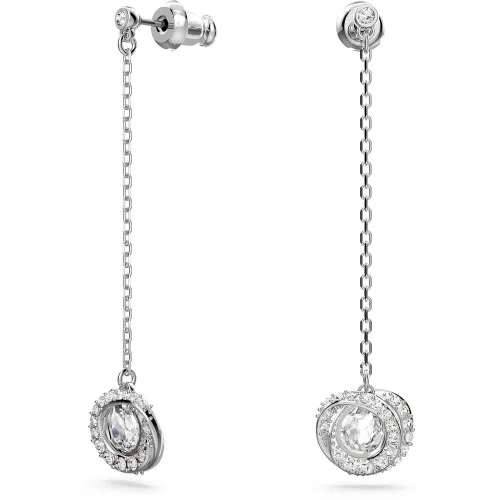 SWAROVSKI Generation Σκουλαρίκια Κρεμαστά μακριά Λευκά, Επιροδιωμένα 5636515