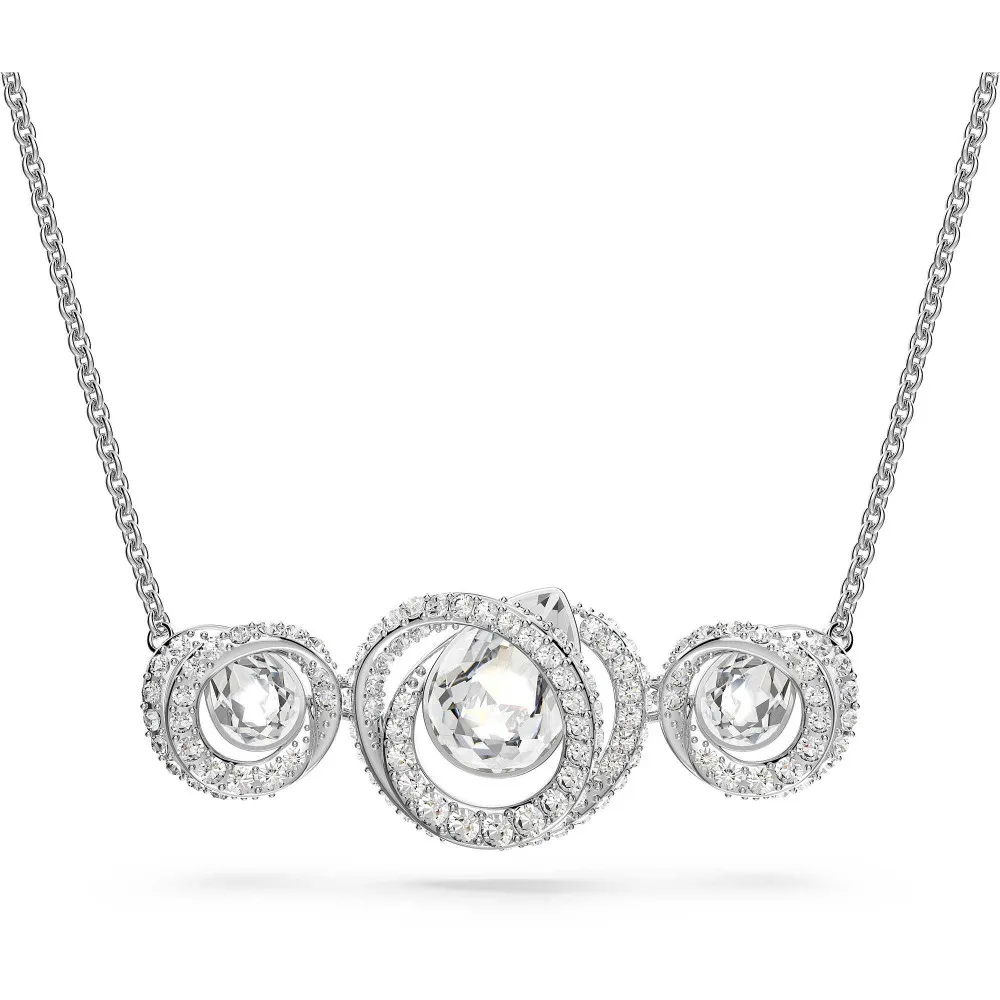 SWAROVSKI Generation Κολιέ Λευκό, Επιροδιωμένο 5636587