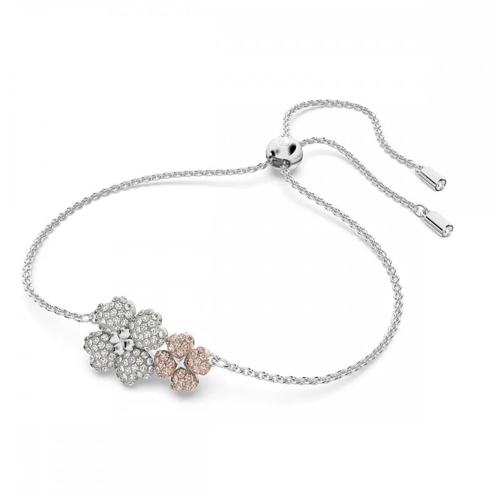 SWAROVSKI Latisha Βραχιόλι Ροζ, Επιροδιωμένο 5636590