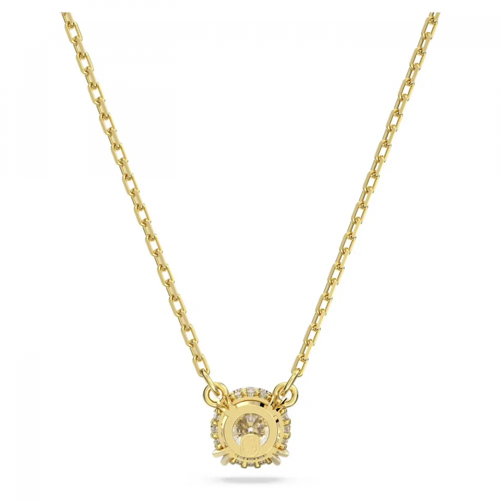 SWAROVSKI Constella Μενταγιόν Στρογγυλή κοπή, Λευκό, Επιχρυσωμένο 5636703