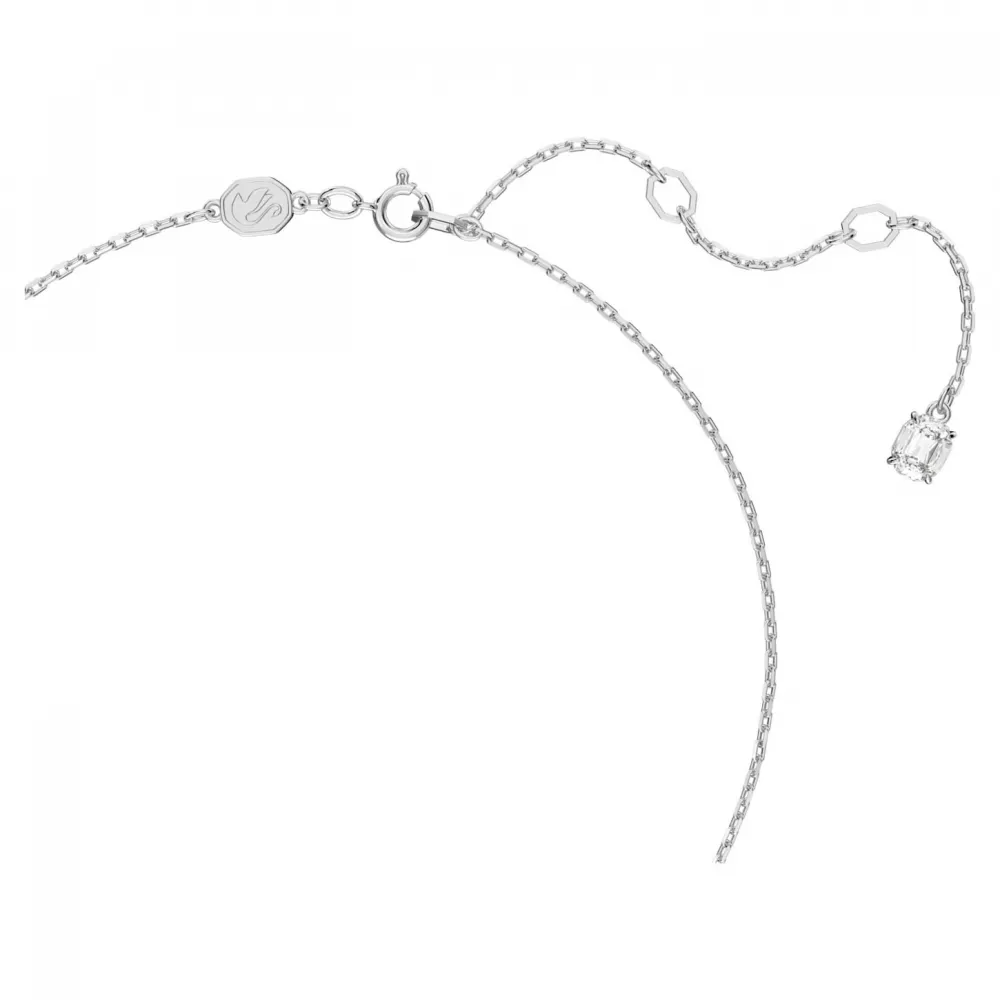 SWAROVSKI Constella Μενταγιόν Στρογγυλή κοπή, Λευκό, Επιροδιωμένο 5636706