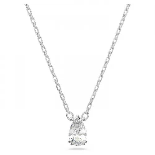 SWAROVSKI Millenia Μενταγιόν Κοπή Pear, Λευκό, Επιροδιωμένο 5636708