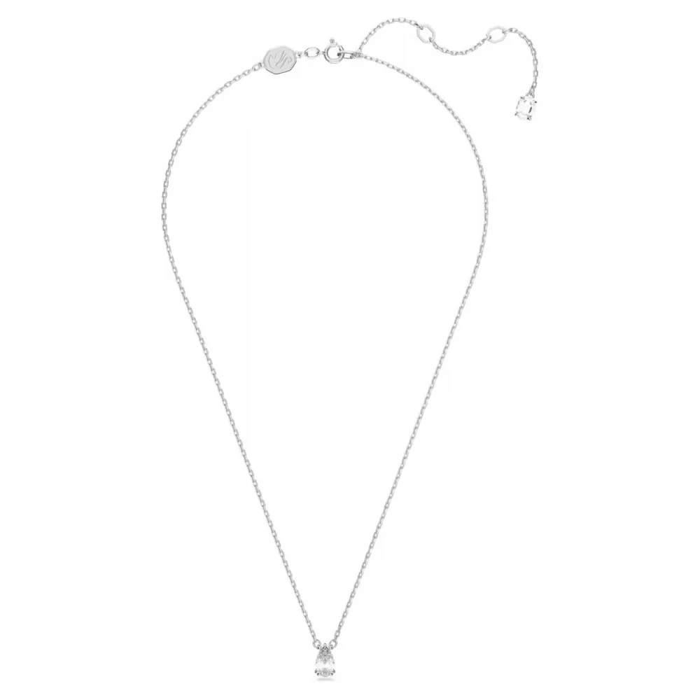 SWAROVSKI Millenia Μενταγιόν Κοπή Pear, Λευκό, Επιροδιωμένο 5636708