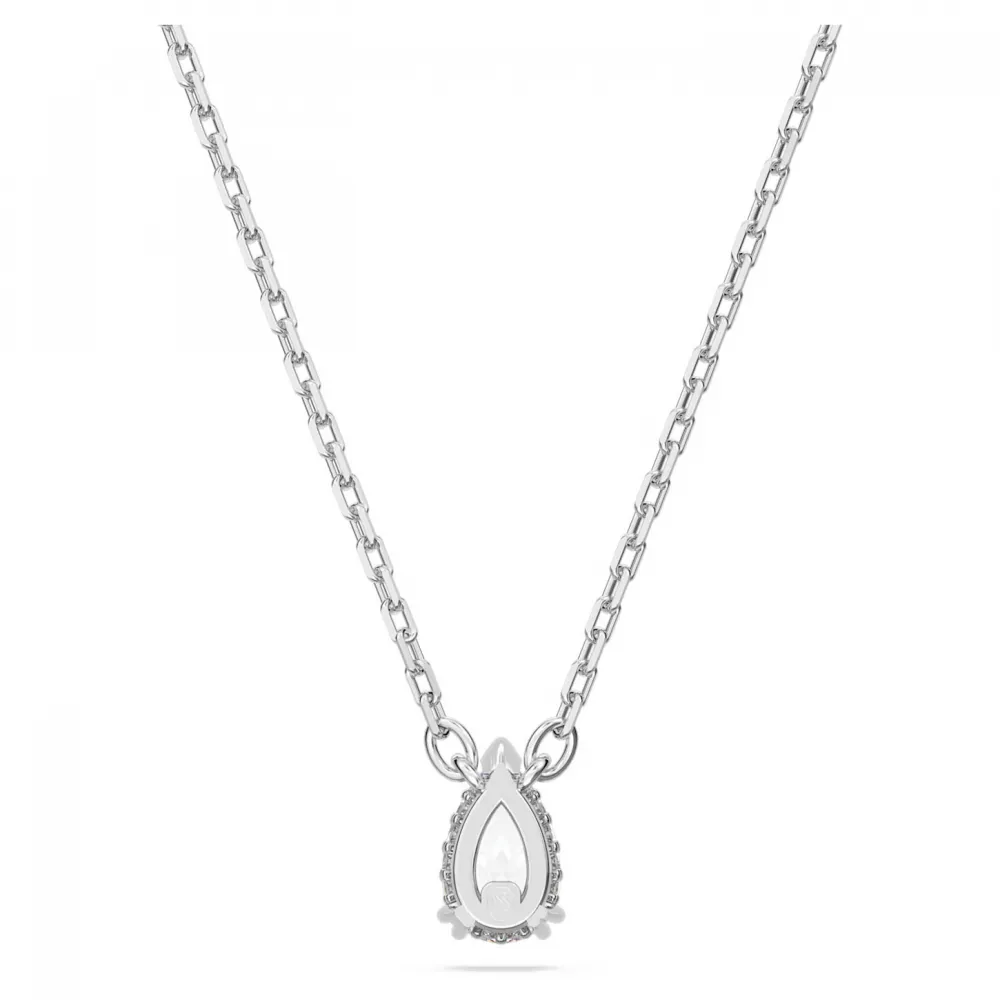 SWAROVSKI Millenia Μενταγιόν Κοπή Pear, Λευκό, Επιροδιωμένο 5636708