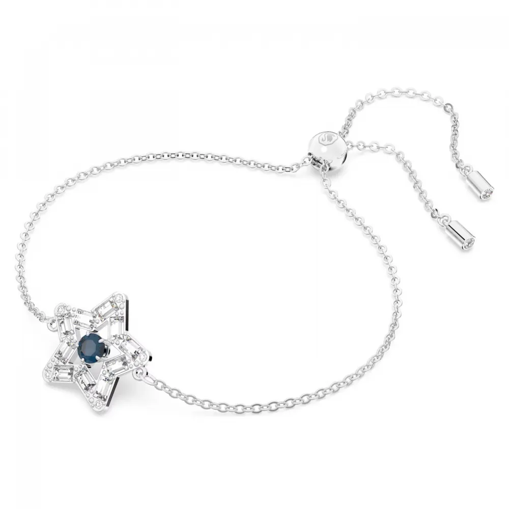 SWAROVSKI Stella Βραχιόλι Αστέρι, Μπλε, Επιροδιωμένο 5639187