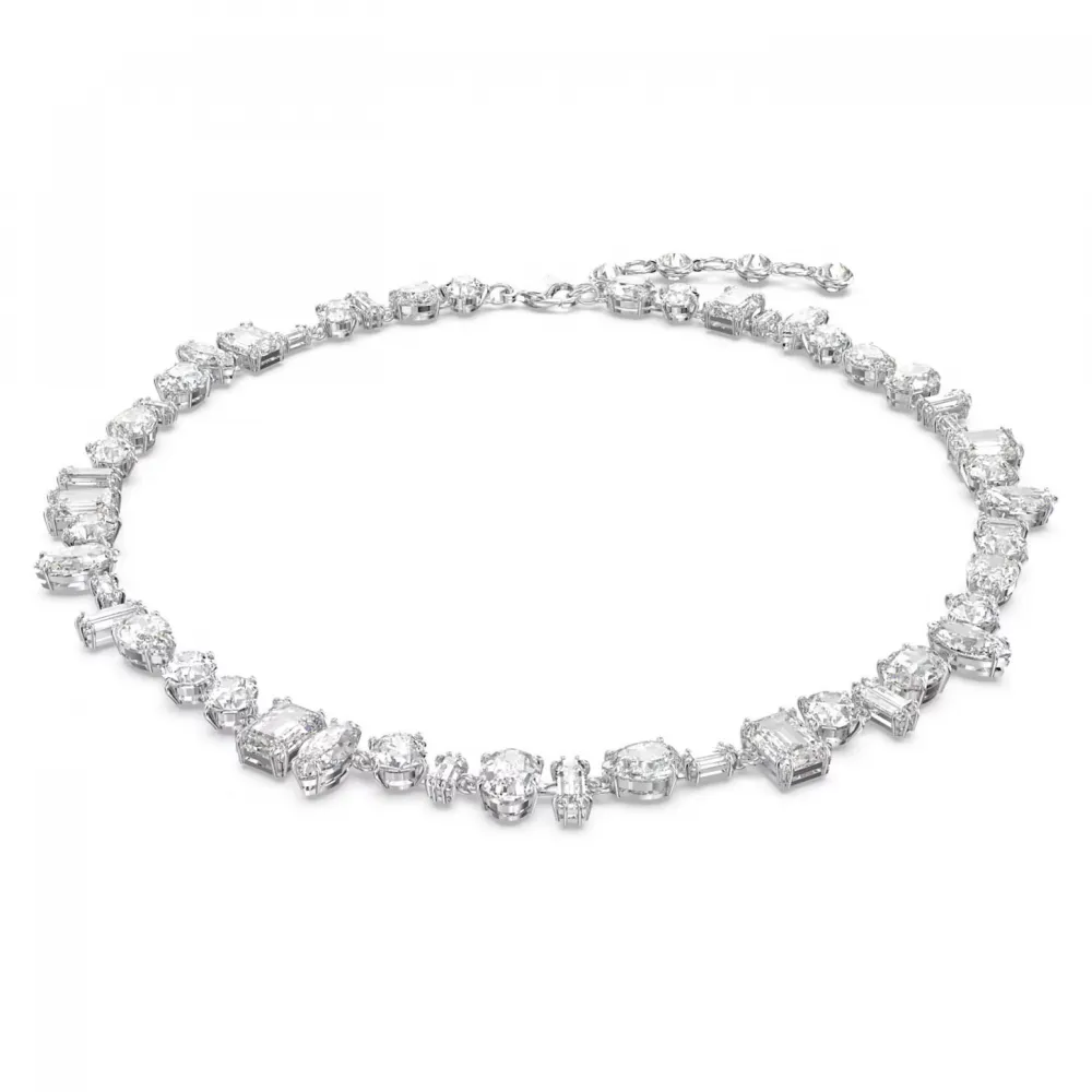 SWAROVSKI Gema Κολιέ, Μείξη κοπών, Λευκό, Επιροδιωμένο 5639327