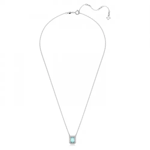 SWAROVSKI Millenia Κολιέ Οκταγωνική κοπή, Μπλε, Επιροδιωμένο 5640289