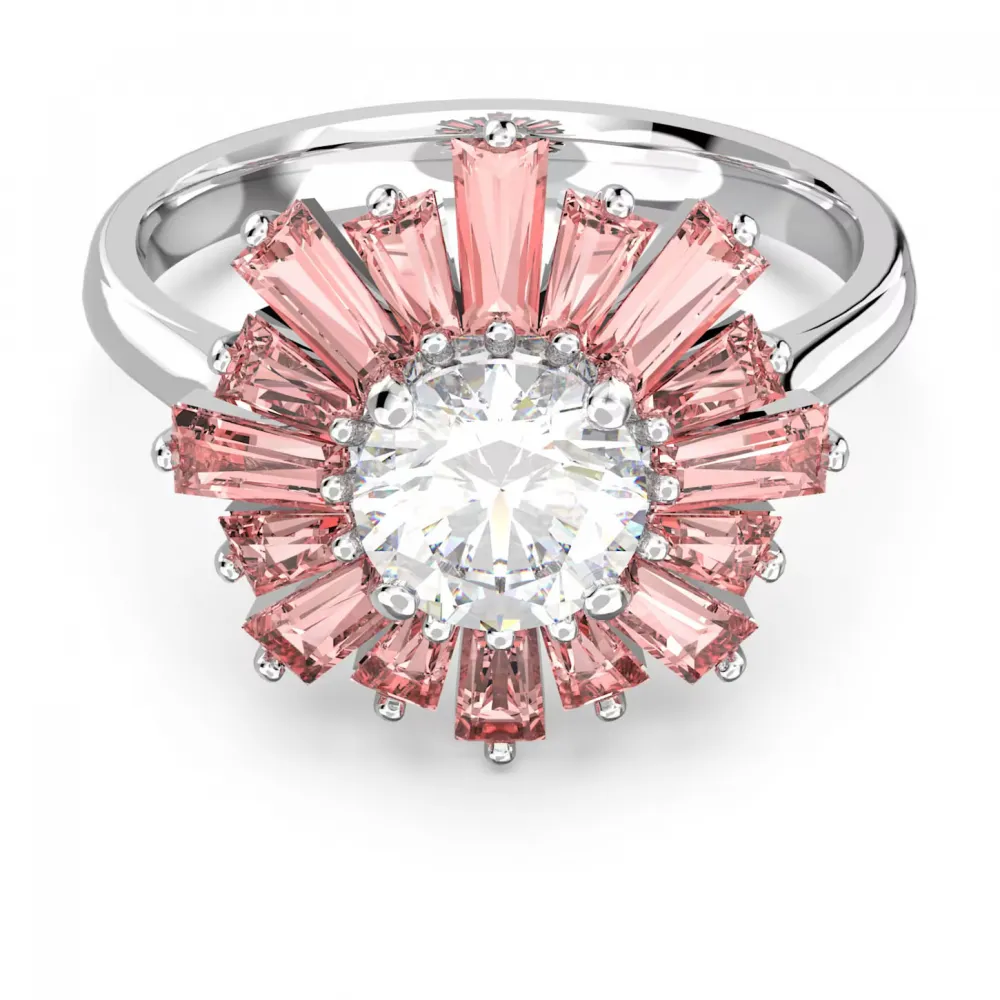 SWAROVSKI Sunshine Δαχτυλίδι, Ροζ, Επιροδιωμένο 5642973