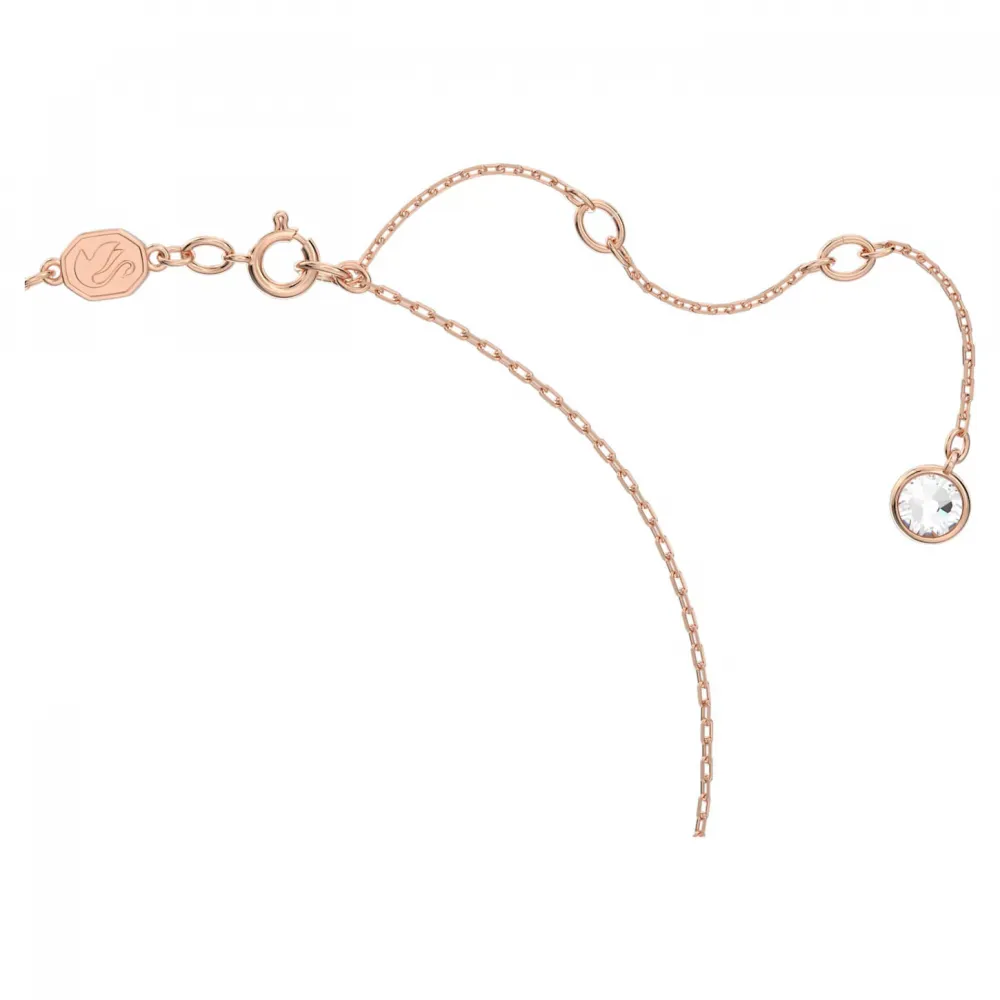 SWAROVSKI Stella Κολιέ, Μικτές Στρογγυλές Κοπές, Αστέρι, Λευκό, Ροζ Επιχρυσωμένο 5645382
