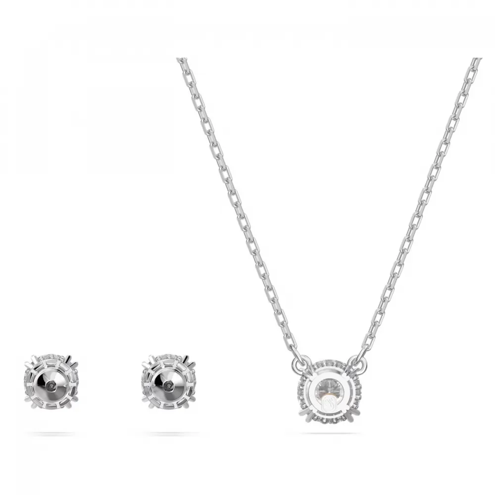 SWAROVSKI Σετ Constella Στρογγυλή Κοπή, Λευκό, Επιροδιωμένο 5647663