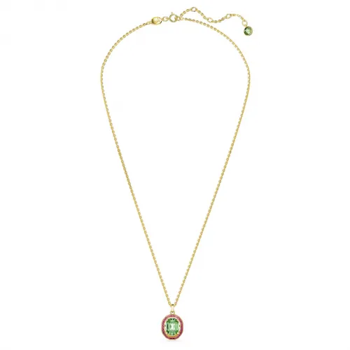 SWAROVSKI Chroma Μενταγιόν, Οκταγωνική Κοπή, Πολύχρωμο, Επιμετάλλωση σε χρυσαφί τόνο 5648446