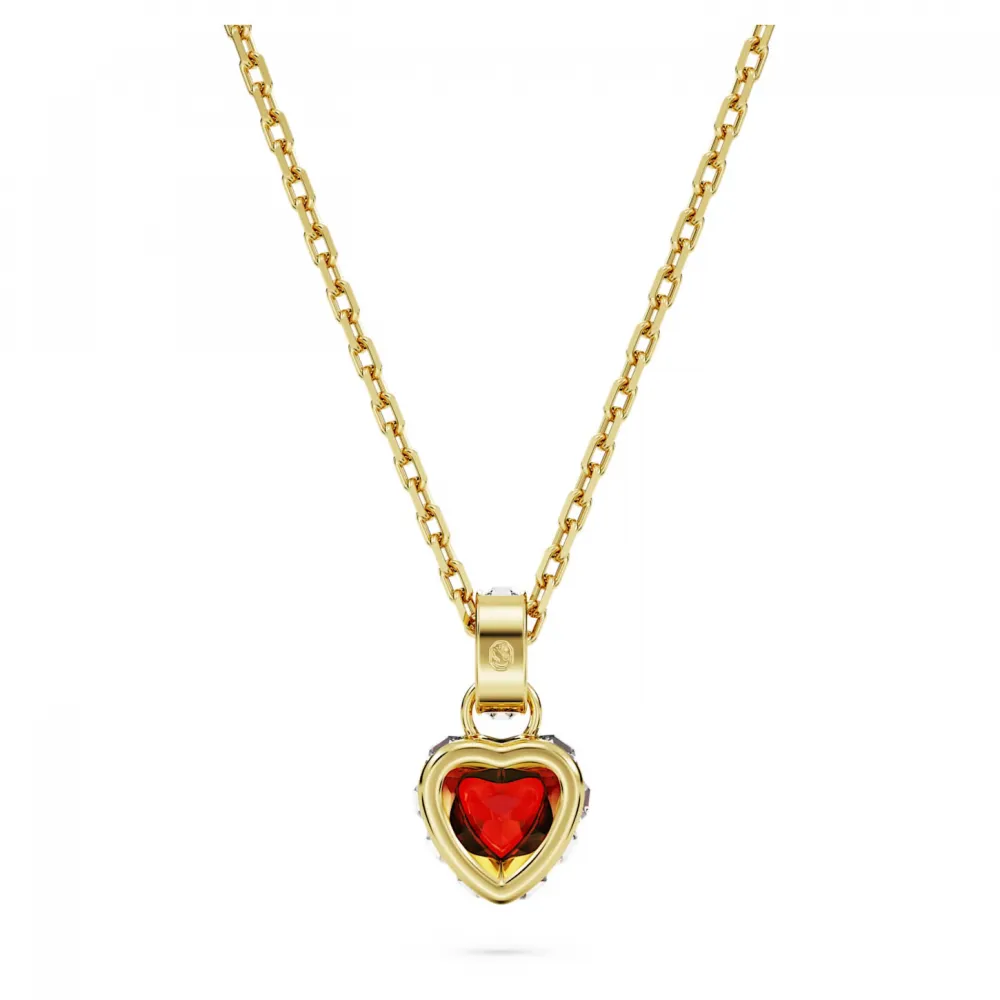 SWAROVSKI Stilla Μενταγιόν Καρδιά, Κόκκινο, Επιχρυσωμένο 5648750