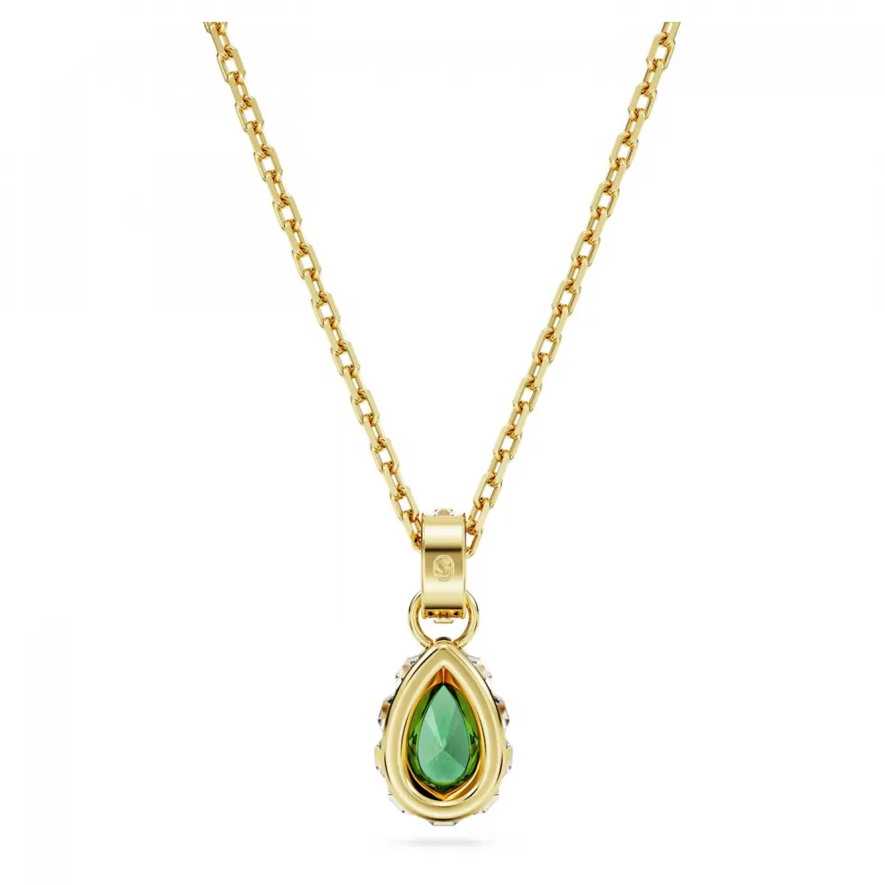 SWAROVSKI Stilla Μενταγιόν Κοπή Pear, Πράσινο, Επιχρυσωμένο 5648751
