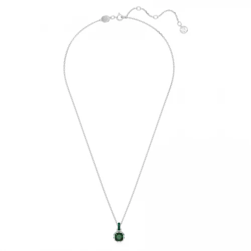 Μενταγιόν Birthstone "Μάιος" Τετράγωνη κοπή, Βιολετί, Επιμετάλλωση ροδίου 5651793