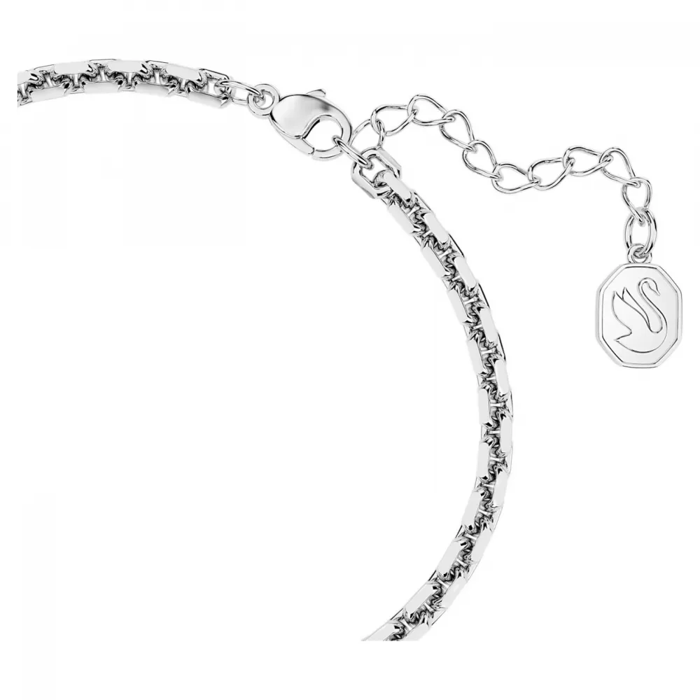 SWAROVSKI Volta Βραχιόλι Καρδιά, Λευκό, Επιροδιωμένο 5652789