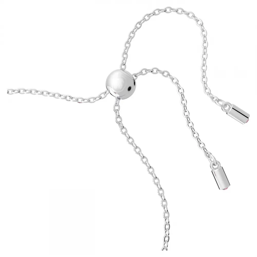 SWAROVSKI Βραχιόλι Gema Μείξη κοπών, Λουλούδι, Ροζ, Επιμετάλλωση ροδίου 5658396