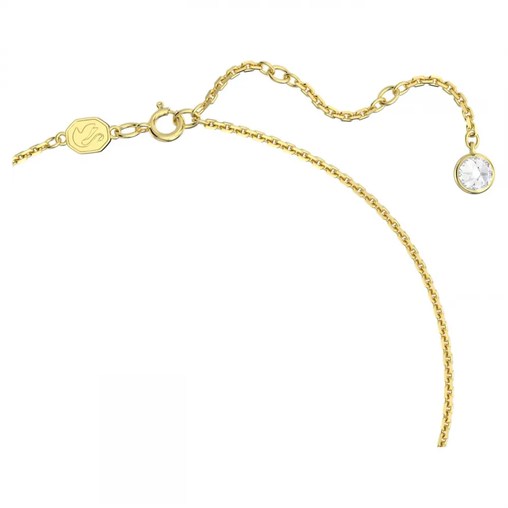 SWAROVSKI Μενταγιόν Gema Μείξη κοπών, Λουλούδι, Πράσινο, Επιμετάλλωση σε χρυσαφί τόνο 5658399