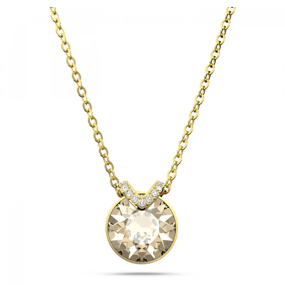 SWAROVSKI Bella V Μενταγιόν Στρογγυλή κοπή, Χρυσό, Επιχρυσωμένο 5662091