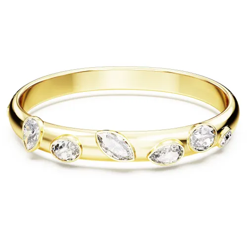 SWAROVSKI Dextera Βραχιόλι ,Επιμετάλλωση σε χρυσαφί τόνο, Μικτή κοπή, Λευκό 5663260 