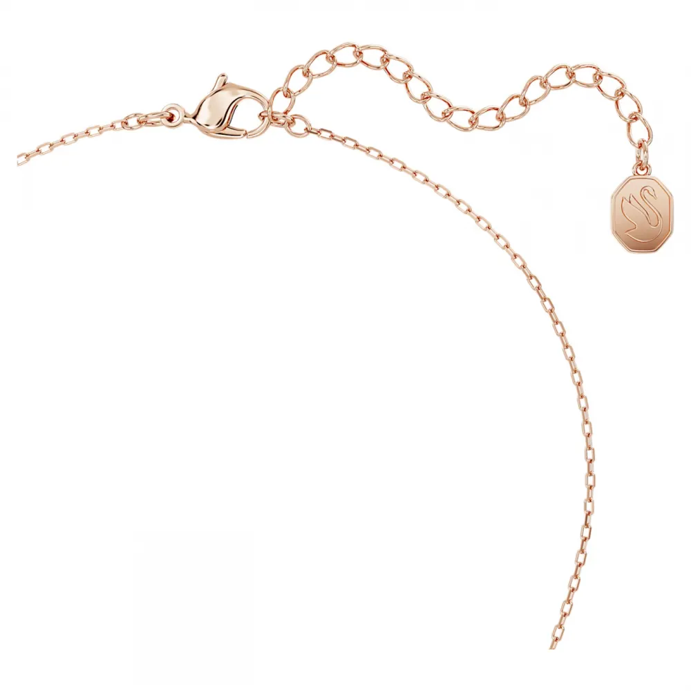 SWAROVSKI Nice Μενταγιόν Φτερό, Λευκό, Επιμετάλλωση σε ροζ χρυσαφί τόνο 5663483