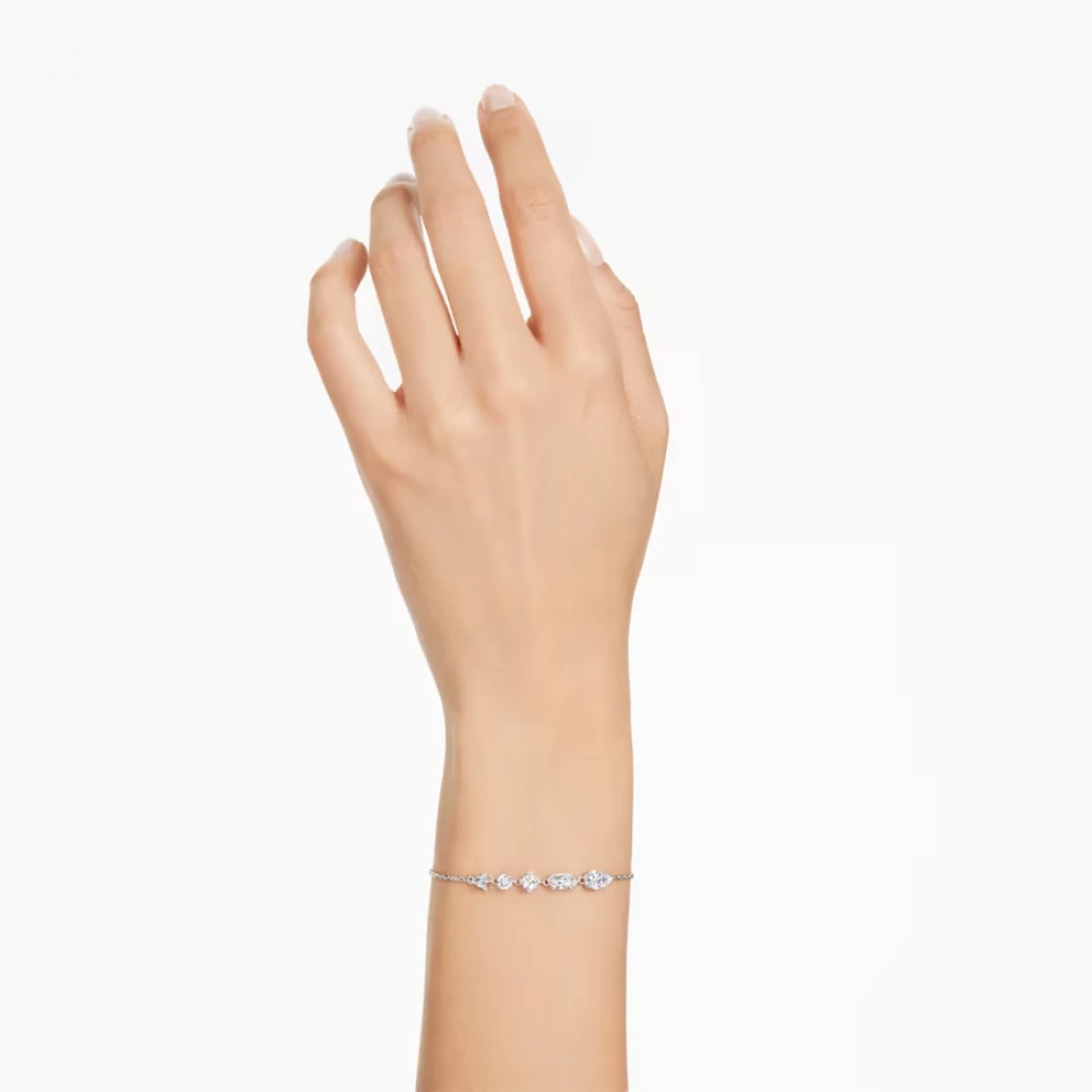 SWAROVSKI Mesmera Set, Λευκό, Επιροδιωμένο 5665877 SWAROVSKI Mesmera Set, Λευκό, Επιροδιωμένο 5665877