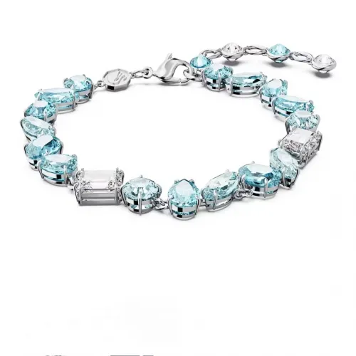 SWAROVSKI Gema Βραχιόλι, Μείξη Κοπών, Μπλε Κρύσταλλοι Επιροδιωμένο 5666018