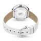 SWAROVSKI Ρολόι Crystalline,Eλβετικής κατασκευής, Δερμάτινο λουράκι, Λευκό, Λευκά Κρύσταλλα, 5668887