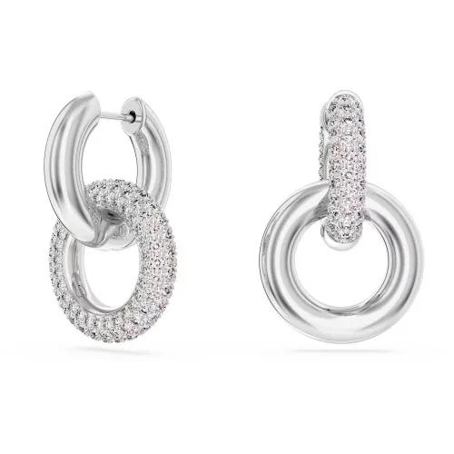 SWAROVSKI Dextera Κρίκοι, Ασημί, επιχρυσωμένο 5671807