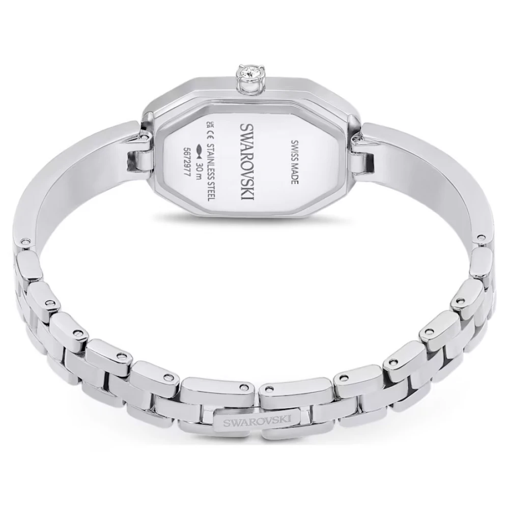 SWAROVSKI Dextera Bangle Eλβετικής κατασκευής, Μεταλλικό μπρασελέ, Ασημί τόνος, Ανοξείδωτο ατσάλι 5672977