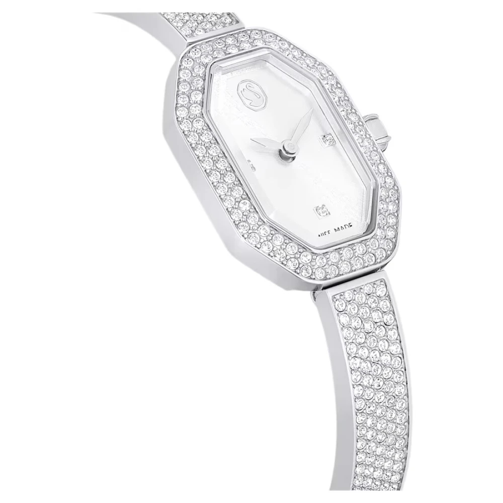 SWAROVSKI Dextera Bangle Eλβετικής κατασκευής, Μεταλλικό μπρασελέ, Ασημί τόνος, Ανοξείδωτο ατσάλι 5672977