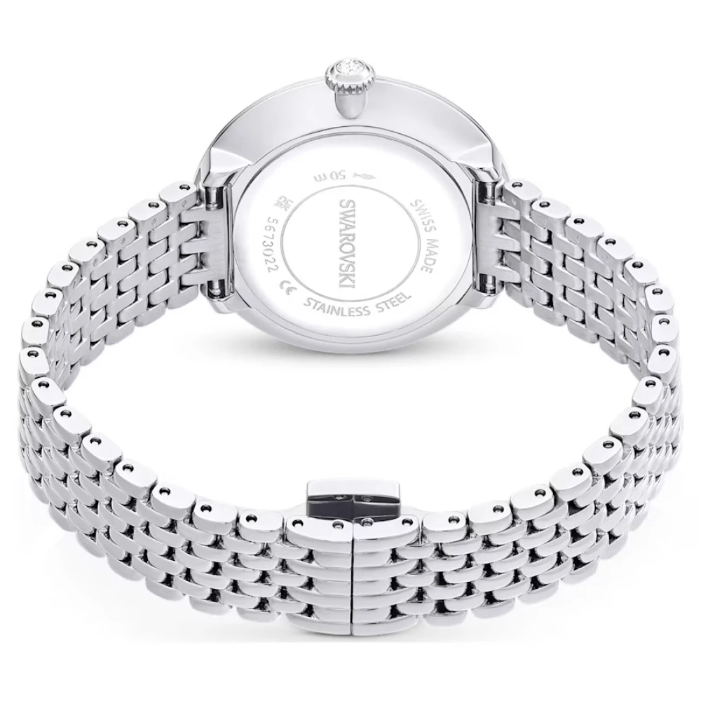 SWAROVSKI Ρολόι Certa Eλβετικής κατασκευής, Μεταλλικό μπρασελέ, Ασημί τόνος 5673022 SWAROVSKI Ρολόι Certa Eλβετικής κατασκευής, Μεταλλικό μπρασελέ, Ασημί τόνος 5673022