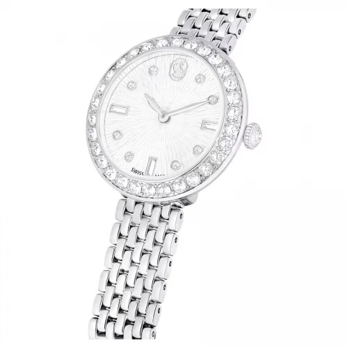 SWAROVSKI Ρολόι Certa Eλβετικής κατασκευής, Μεταλλικό μπρασελέ, Ασημί τόνος 5673022