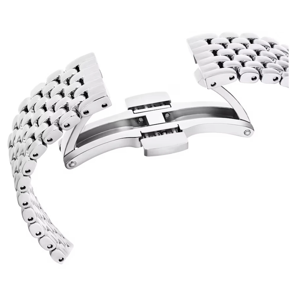SWAROVSKI Ρολόι Certa Eλβετικής κατασκευής, Μεταλλικό μπρασελέ, Ασημί τόνος 5673022 SWAROVSKI Ρολόι Certa Eλβετικής κατασκευής, Μεταλλικό μπρασελέ, Ασημί τόνος 5673022