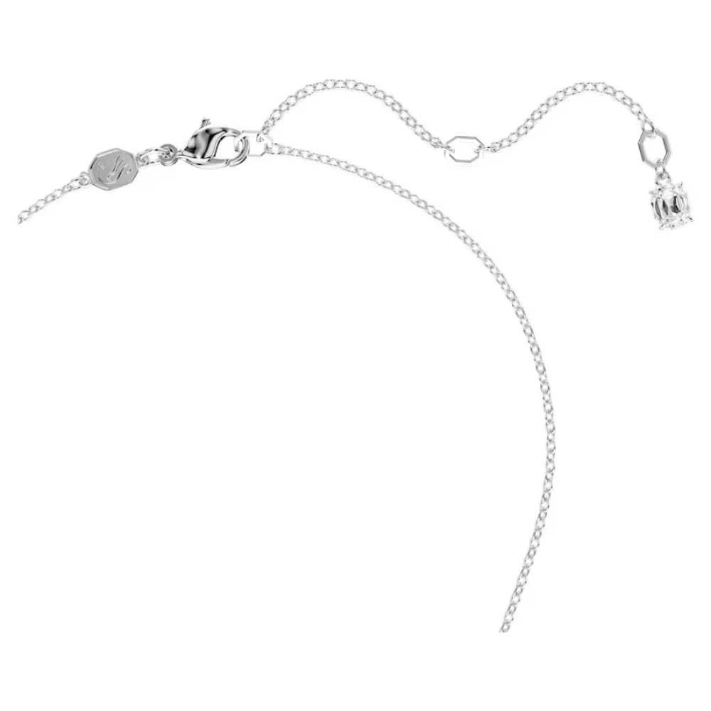 SWAROVSKI Μενταγιόν Insigne Μείξη κοπών, Σταυρός, Λευκό, Επιμετάλλωση ροδίου 5675573