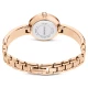 SWAROVSKI Ρολόι Matrix Bangle Κρυστάλλινο μπρασελέ, Λευκό, Φινίρισμα σε Χρυσό-Σαμπανί τόνο 5677484