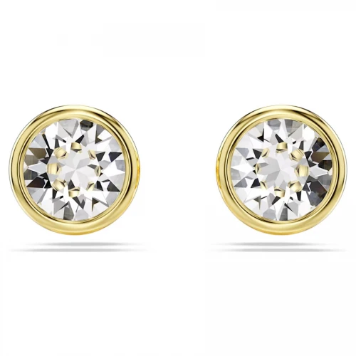 SWAROVSKI Σκουλαρίκια, καρφάκι Imber Στρογγυλή κοπή, Λευκά, Επιχρυσωμένο 5681552