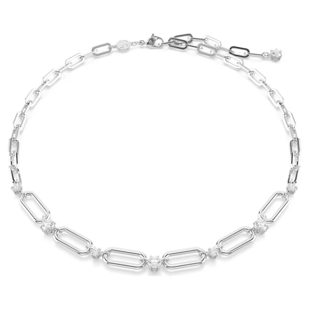 SWAROVSKI Κολιέ Constella Λευκό, Επιμετάλλωση ροδίου 5683360