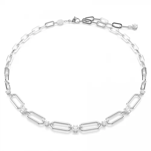 SWAROVSKI Κολιέ Constella Λευκό, Επιμετάλλωση ροδίου 5683360