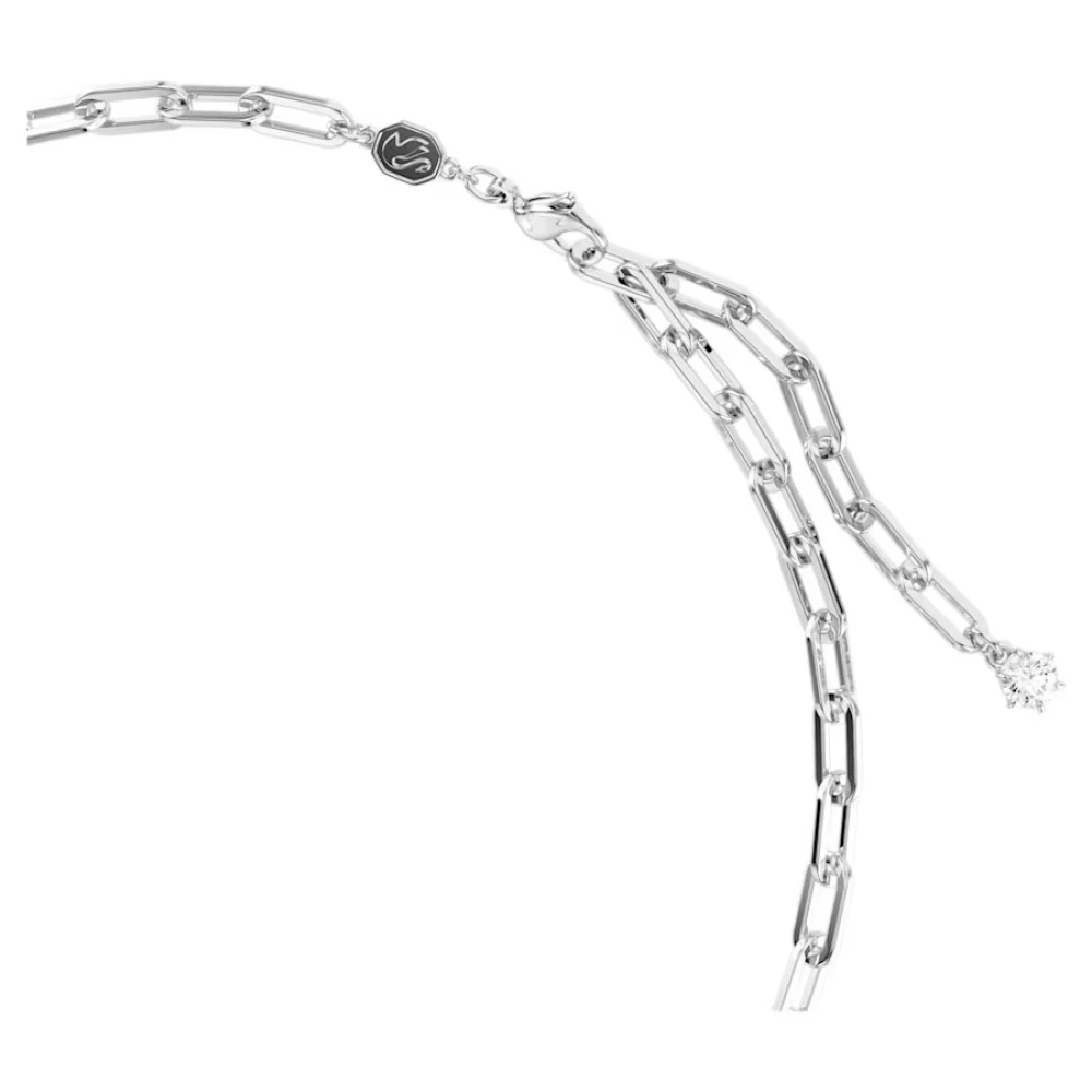 SWAROVSKI Κολιέ Constella Λευκό, Επιμετάλλωση ροδίου 5683360