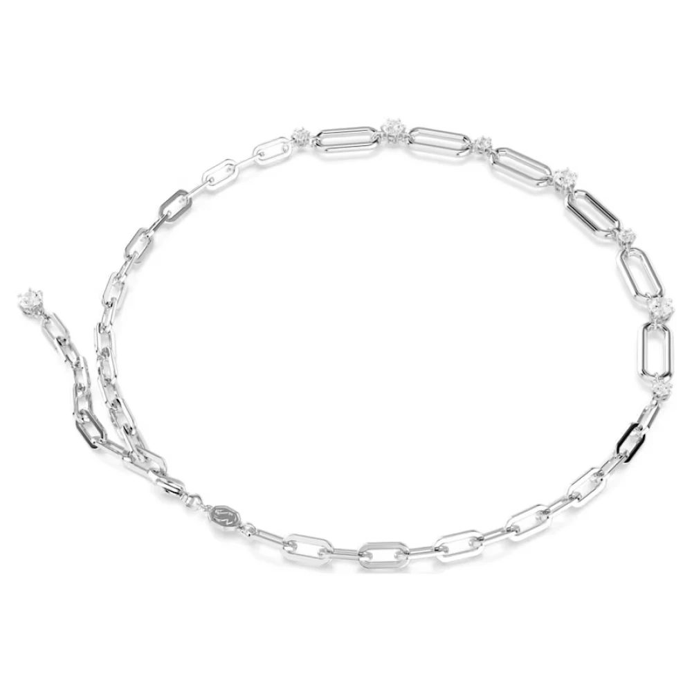 SWAROVSKI Κολιέ Constella Λευκό, Επιμετάλλωση ροδίου 5683360