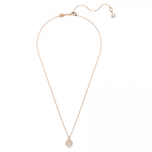 SWAROVSKI Μενταγιόν Meteora Λευκό, Επιμετάλλωση Ροζ χρυσό 5683450