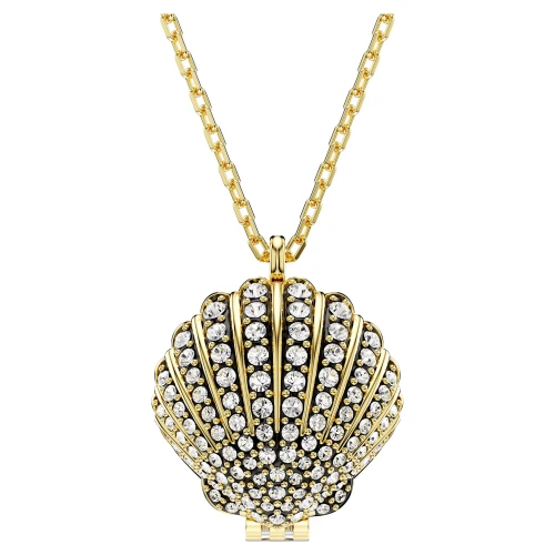 SWAROVSKI Idyllia Crystal Pearl Μενταγιόν με αλυσίδα, Κοχύλι, Χρυσ΄΄ος Τόνος 5683966