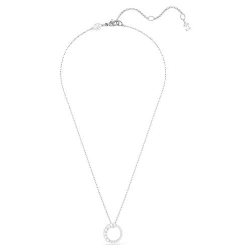 SWAROVSKI Matrix Crystal pearl Μενταγιόν με αλυσίδα, Λευκό, Στρογγυλή Κοπή Επιροδιωμένο 5688751