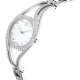SWAROVSKI Hyperbola Bangle Eλβετικής κατασκευής, Μπρασελέ από Ανοξείδωτο Ατσάλι, Ασημί τόνος, 5689432