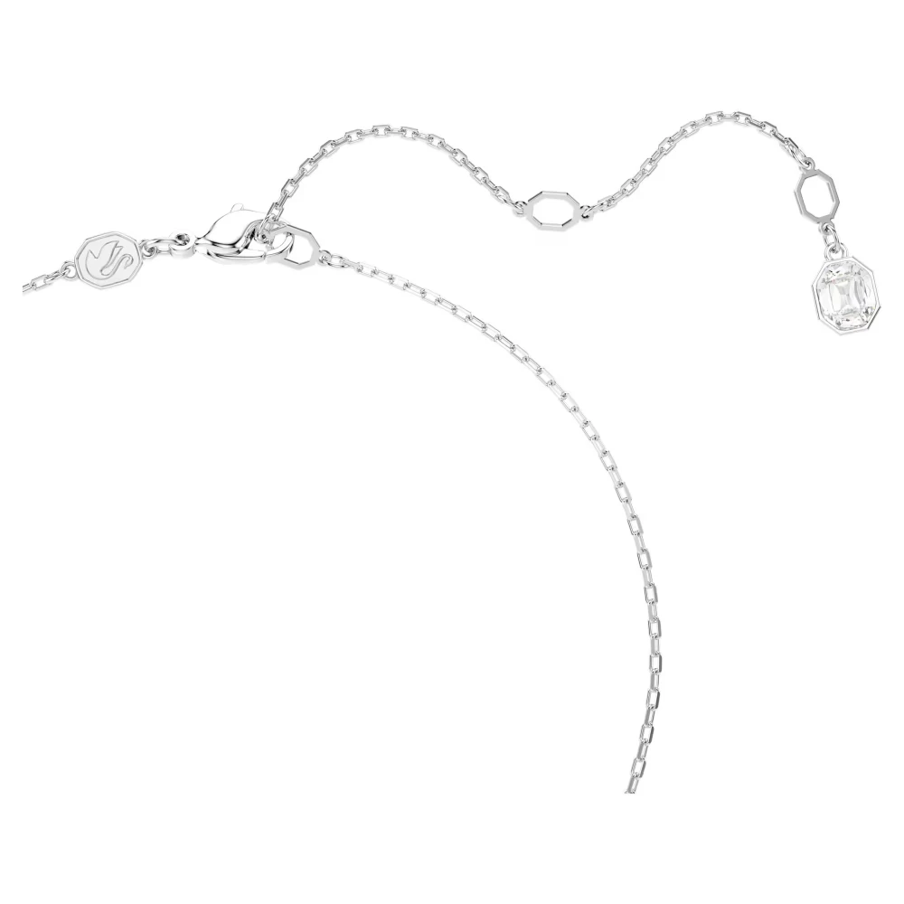 SWAROVSKI Μενταγιόν Constella Pavé, Στρογγυλή κοπή, Λευκό, Επιμετάλλωση ροδίου 5692261