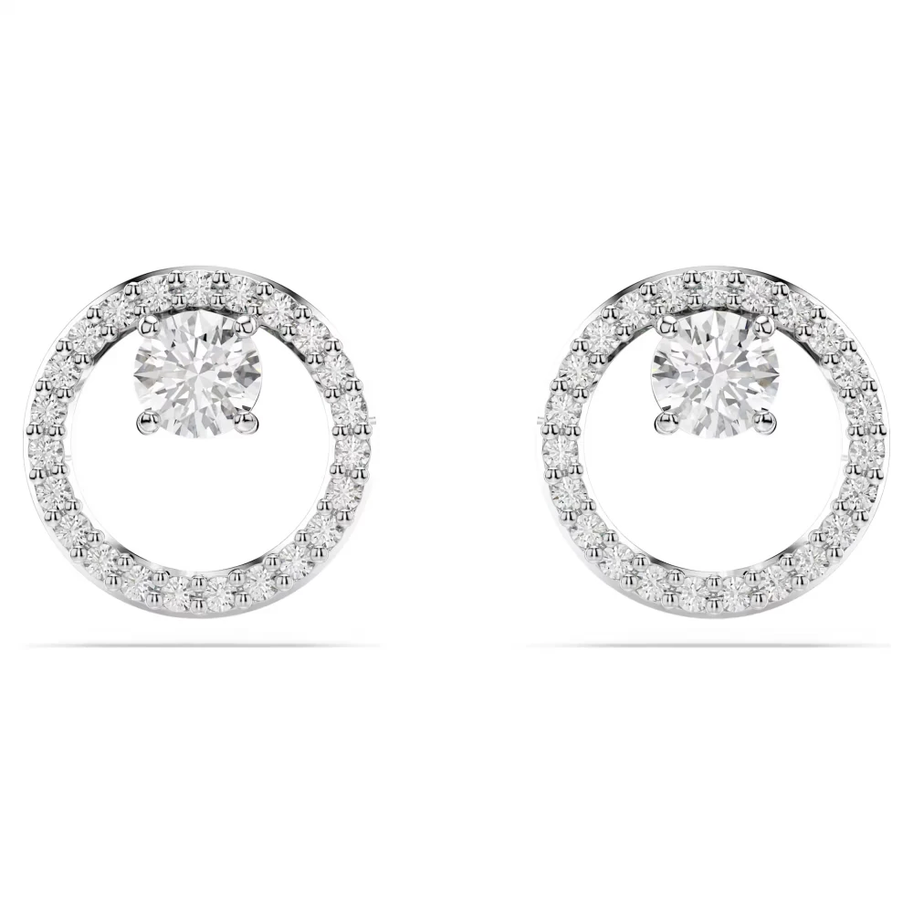 SWAROVSKI Constella Στρογγυλή κοπή, Λευκά, Επιμετάλλωση ροδίου, 5692262