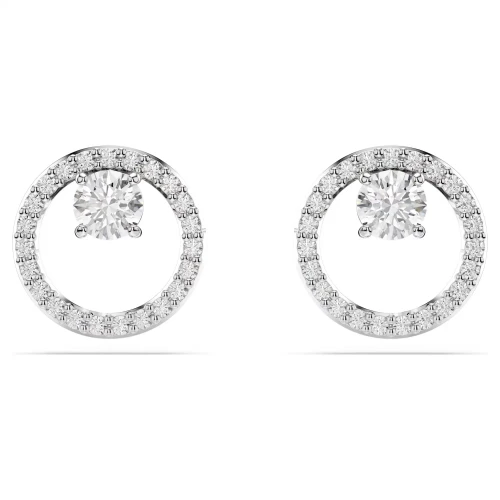 SWAROVSKI Constella Στρογγυλή κοπή, Λευκά, Επιμετάλλωση ροδίου, 5692262