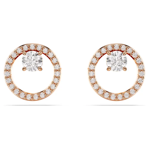 SWAROVSKI Constella Στρογγυλή κοπή, Λευκά, Επιμετάλλωση Ροζ-Χρυσό, 5692263