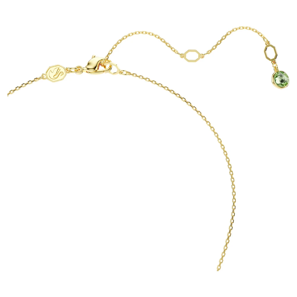 SWAROVSKI Chroma Μενταγιόν με αλυσίδα, Κοπή cushion, Πολύχρωμο Χρυσ΄΄ος Τόνος 5692496